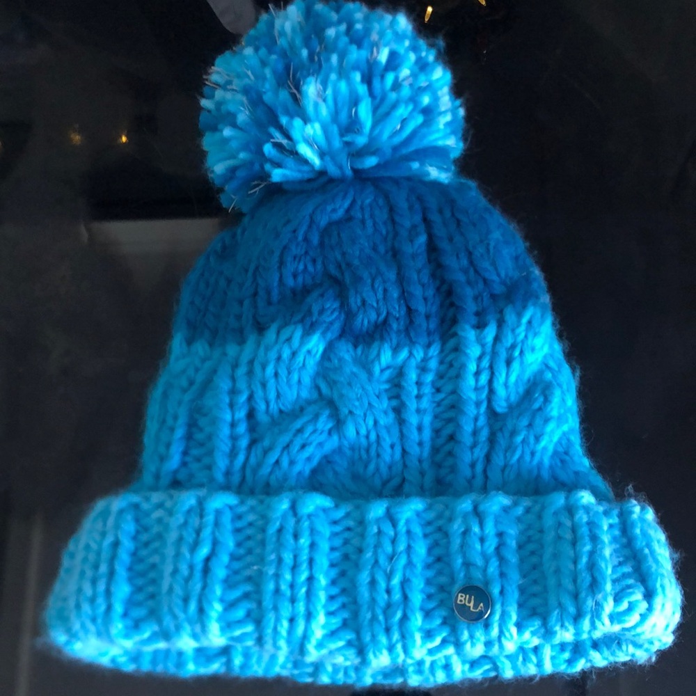 Blue Knit Kids Hat
